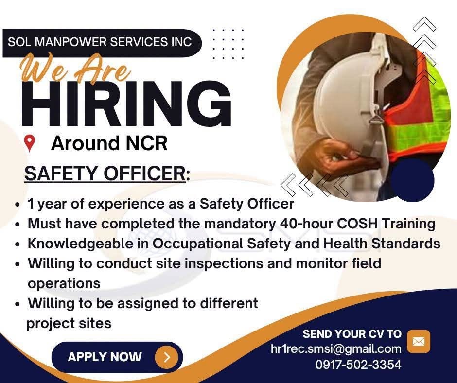 Hiring Safety Officer